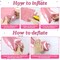2 Pcs Pink Bow Balloons Coquette Birthday Bachelorette Party Decorations Giant Bows Themed Foil Balloon for Baby Shower Decor